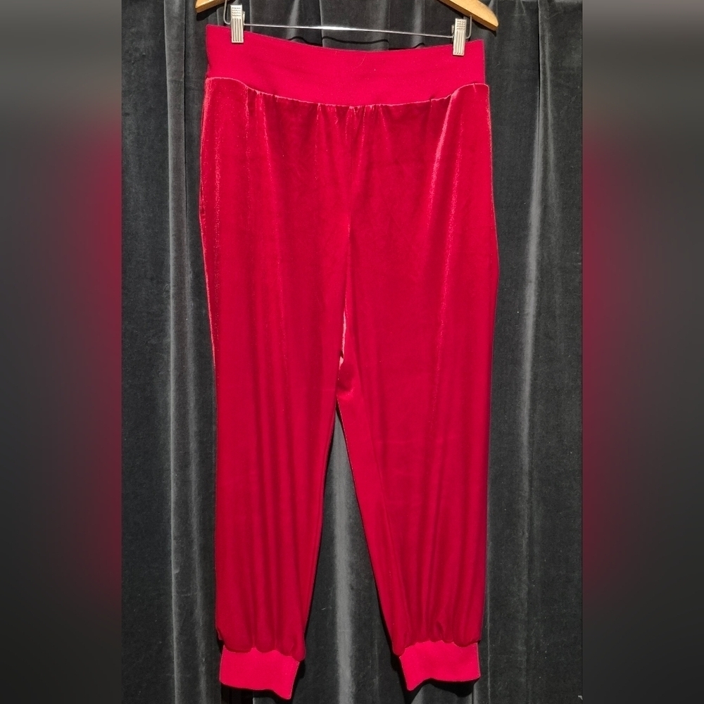 New York & Company Vibrant Red Joggers